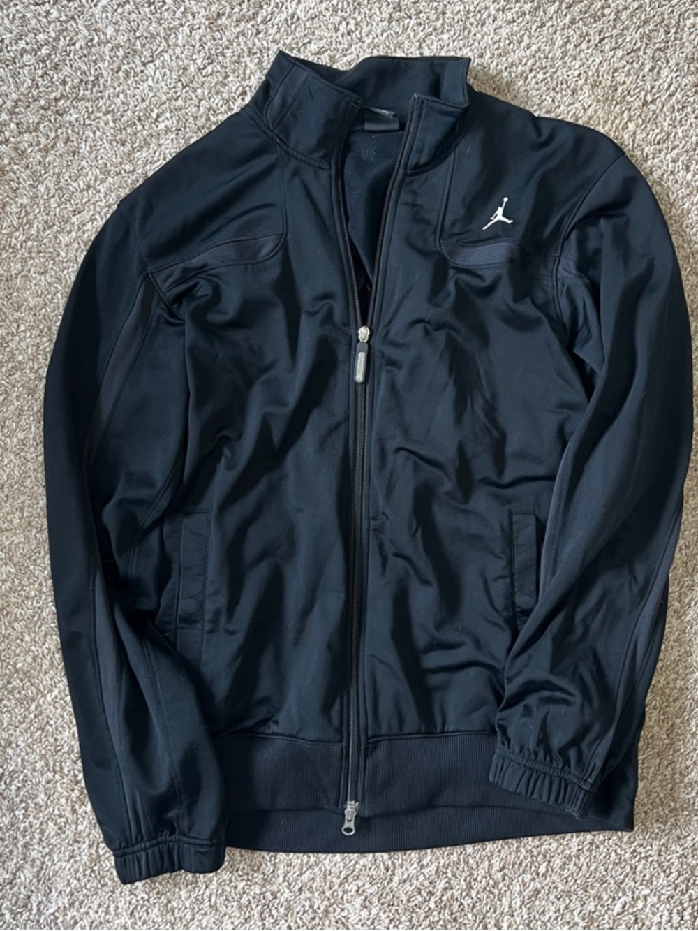 Jordan Black Full-Zip Athletic Jacket